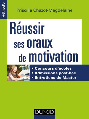 cover image of Réussir ses oraux de motivation